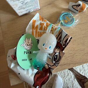 Labubu the monsters 10th anniversary puca keychain